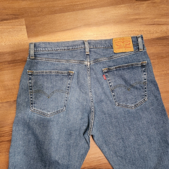 Levi 505 Jeans Mens medium wash size 36x32 - Picture 7 of 7